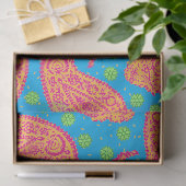 Farbenfrohe Paisley Pattern Seidenpapier (Geschenk)