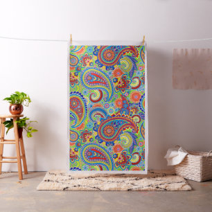 Farbenfrohe Paisley Pattern Stoff