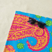 Farbenfrohe Paisley Pattern Strandtuch (Beispiel)