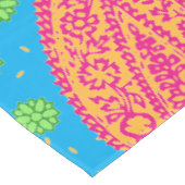 Farbenfrohe Paisley Pattern Tischdecke (Schrägansicht)