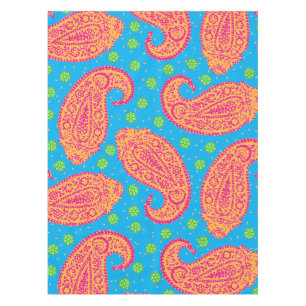 Farbenfrohe Paisley Pattern Tischdecke