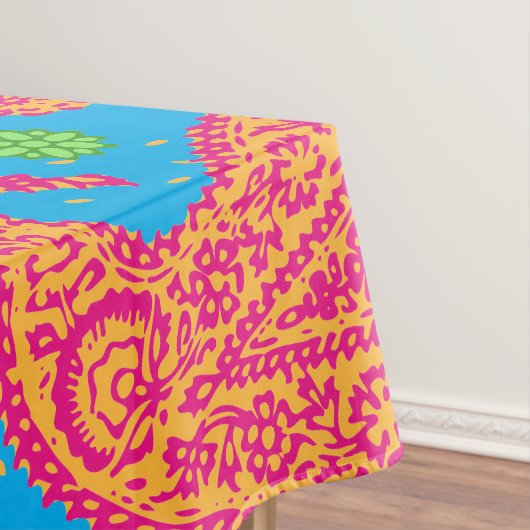 Farbenfrohe Paisley Pattern Tischdecke (Beispiel)