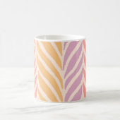 Farbenfrohe Palm Blätter Muster Kaffeetasse (Mittel)