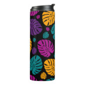 Farbenfrohe Palm-Blätter Thermosbecher (Nach links gedreht)