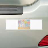 Farbenfrohe Palmen-Autoaufkleber Autoaufkleber (Auf Auto)