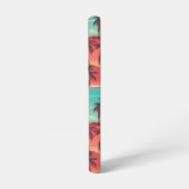 Farbenfrohe Palmen Handy Case Samsung Galaxy Hülle (Linke Seite)