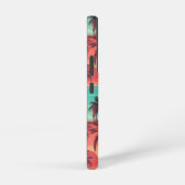 Farbenfrohe Palmen Handy Case Samsung Galaxy Hülle (Rechte Seite)