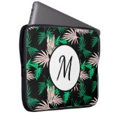 Farbenfrohe Palmenbaum Blätter Computer Laptop-Sie Laptopschutzhülle (Vorne Rechts)