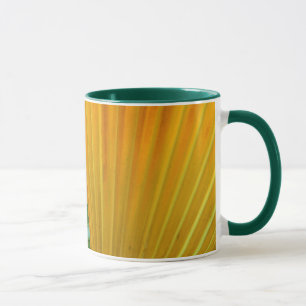 farbenfrohe Palmwedel von Petr Kratochvil Tasse