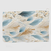 Farbenfrohe Pampas Gras Golfhandtuch (Horizontal)