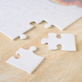 Farbenfrohe Pansy-Arrangement mit Schmetterlingen  Puzzle (Seite)