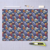 Farbenfrohe Pansy-Muster Seidenpapier (Handwerk)