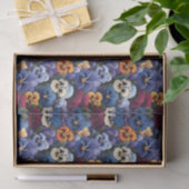 Farbenfrohe Pansy-Muster Seidenpapier (Geschenk)