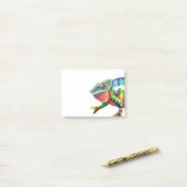 Farbenfrohe Panther Chameleon Post-it Klebezettel (Auf Schreibtisch)