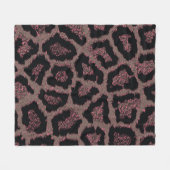 Farbenfrohe Panther Texturen Nahtloses Muster Fleecedecke (Vorderseite (Horizontal))
