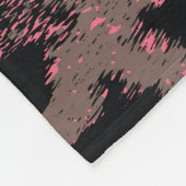 Farbenfrohe Panther Texturen Nahtloses Muster Fleecedecke (Ecke)