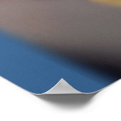 Farbenfrohe Papagei-Bird-Poster Poster (Ecke)