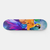 Farbenfrohe Papagei-Skateboard - Malerei Skateboard (Horizontal)