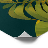 Farbenfrohe Papageien Poster (Ecke)