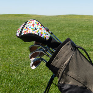 Farbenfrohe Papageien, tropische Papageien, Ihr Na Golf Headcover