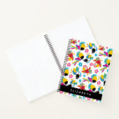 Farbenfrohe Papageien, tropische Papageien, Ihr Na Notizblock (Innenseite)