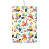 Farbenfrohe Papageien, tropische Papageien, Vögel, Autolufterfrischer (Vorderseite)