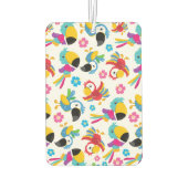 Farbenfrohe Papageien, tropische Papageien, Vögel, Autolufterfrischer (Rückseite)