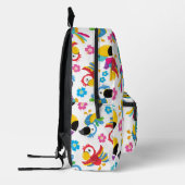 Farbenfrohe Papageien, tropische Papageien, Vögel, Bedruckter Rucksack (Links)
