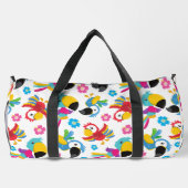Farbenfrohe Papageien, tropische Papageien, Vögel, Duffle Bag (Rückseite)