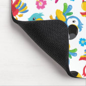 Farbenfrohe Papageien, tropische Papageien, Vögel, Mousepad (Ecke)