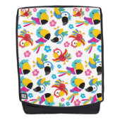 Farbenfrohe Papageien, tropische Papageien, Vögel, Rucksack (Vorderseite)