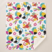 Farbenfrohe Papageien, tropische Papageien, Vögel, Sherpadecke (Vorderseite)