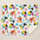 Farbenfrohe Papageien, tropische Papageien, Vögel, Sherpadecke (Vorderseite (Horizontal))