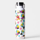 Farbenfrohe Papageien, tropische Papageien, Vögel, Trinkflasche (Vorne)