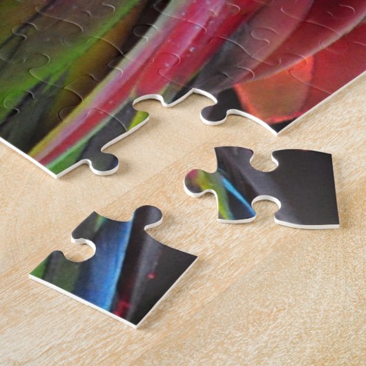 Farbenfrohe Papageienplakat Puzzle (Seite)