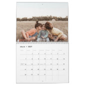 Farbenfrohe Papierbäume Weihnachtskalender für das Kalender (Mär 2027)