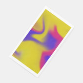 Farbenfrohe Papierhandtücher Serviette (Ecke)