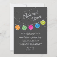 Farbenfrohe Papierklangen Hochzeitessen Probe