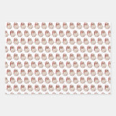 Farbenfrohe Papiertücher für Santa und Elves Geschenkpapier Set (Vorderseite 2)