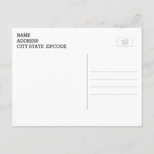 Farbenfrohe Papierverpackungen Danke Postcard Postkarte (Rückseite)