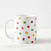 Farbenfrohe Paprikaschoten Kaffeetasse (Links)