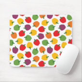 Farbenfrohe Paprikaschoten Mousepad (Mit Mouse)