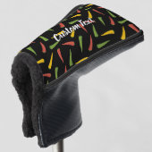Farbenfrohe Paprikaschoten Pattern Golf Head Cover Headcover (3/4 Vorderseite)