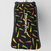 Farbenfrohe Paprikaschoten Pattern Golf Head Cover Headcover (Rotieren 90)