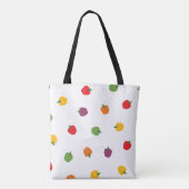 Farbenfrohe Paprikaschoten Tasche (Rückseite)