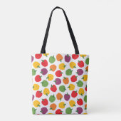 Farbenfrohe Paprikaschoten Tasche (Rückseite)