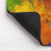 Farbenfrohe Parkettböden Mousepad (Ecke)