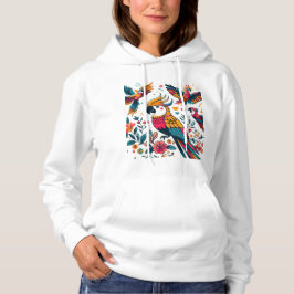 Farbenfrohe Parks Tropische Kunst Hoodie