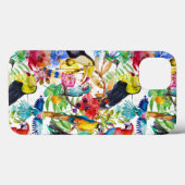 Farbenfrohe Parrosen Case-Mate iPhone Hülle (Rückseite (Horizontal))
