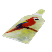 Farbenfrohe Parrot Bird Art Schneidebrett (Ecke)